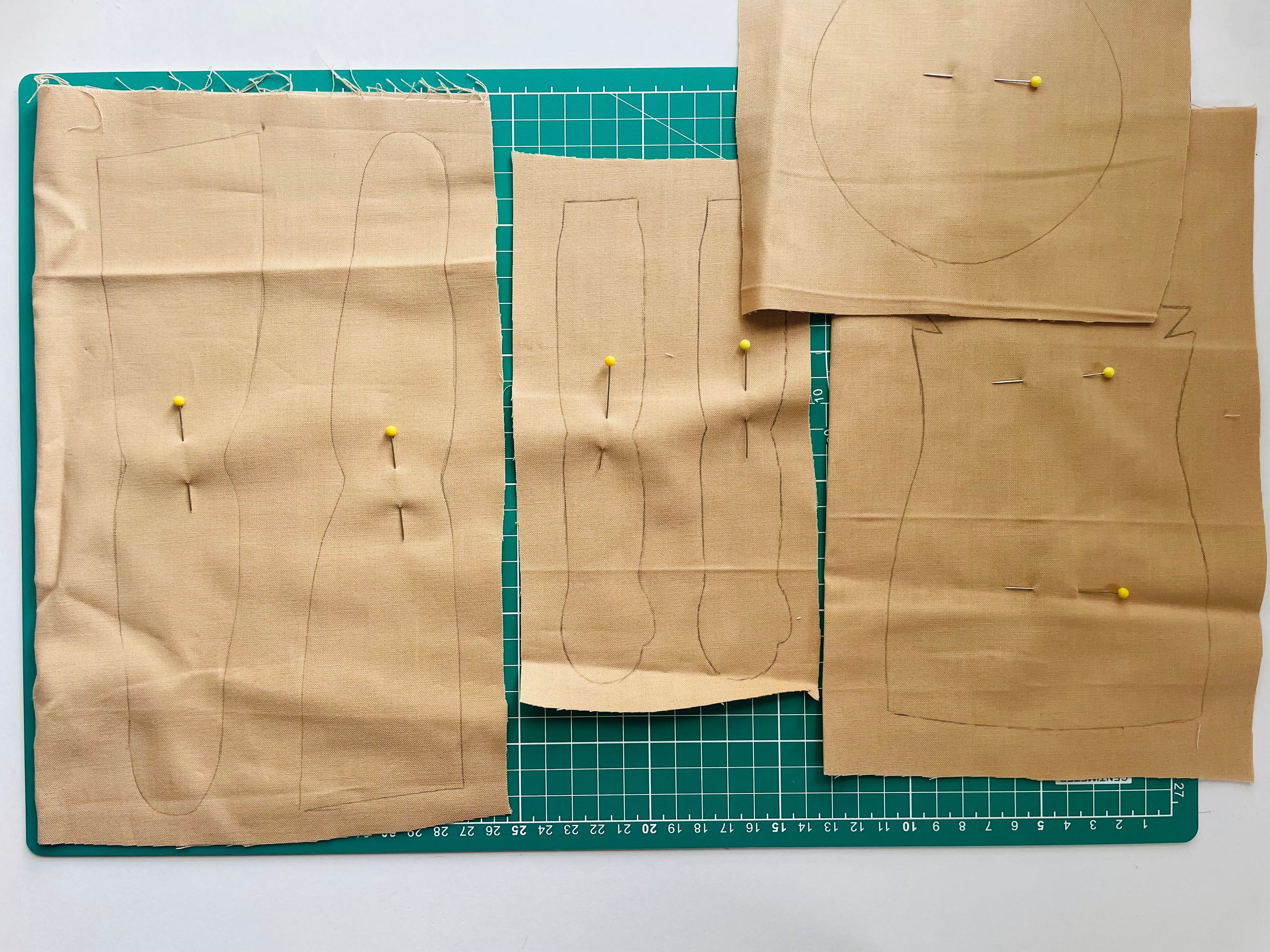 PDF Patterns for 18 inch Cloth Doll and Dress - Not a Physical Product