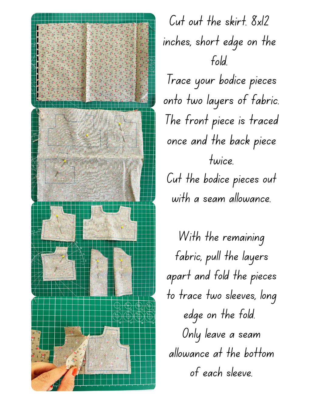 Example page of the pattern in this listing.