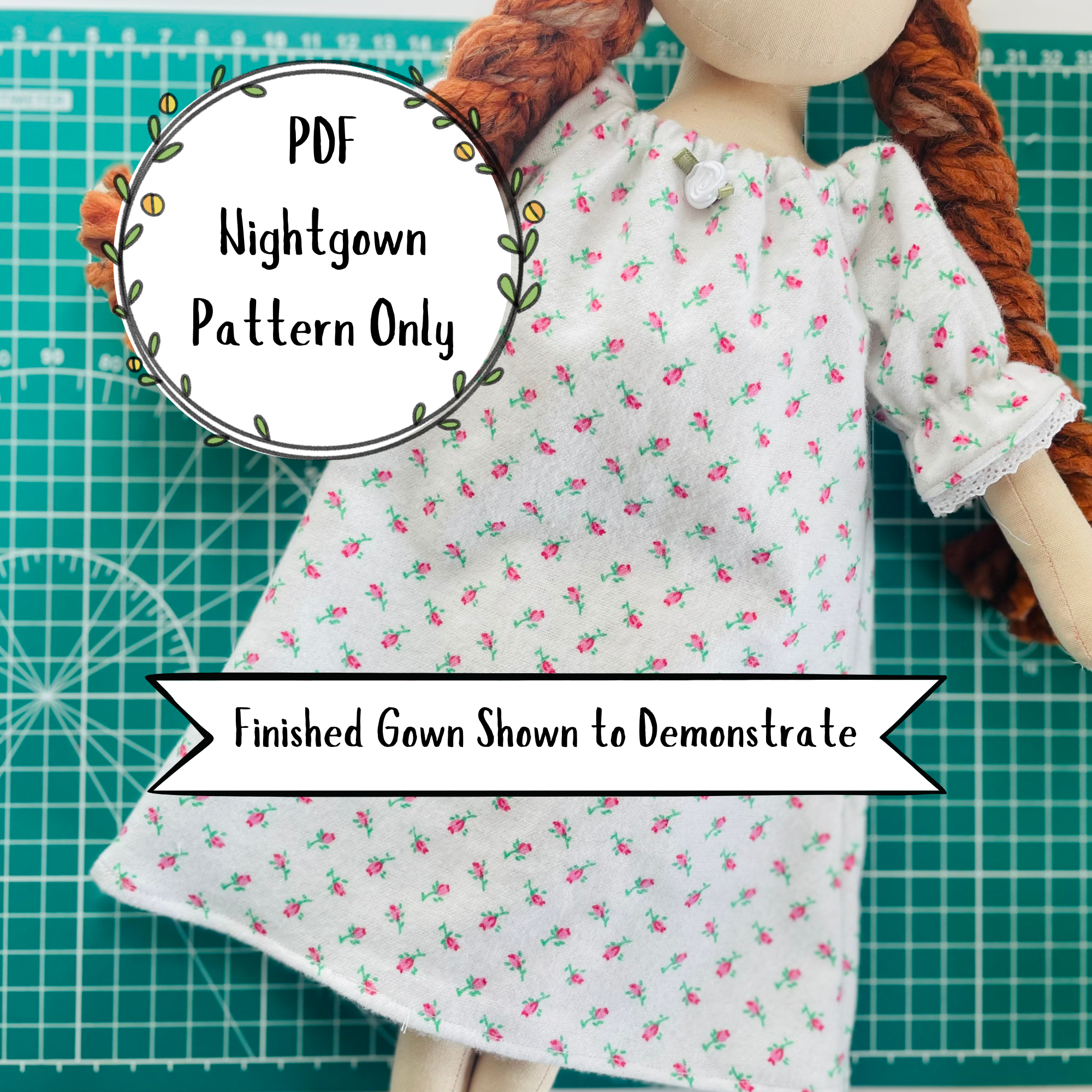 This is merely an example of the finished product. This listing is for a PDF file pattern only.