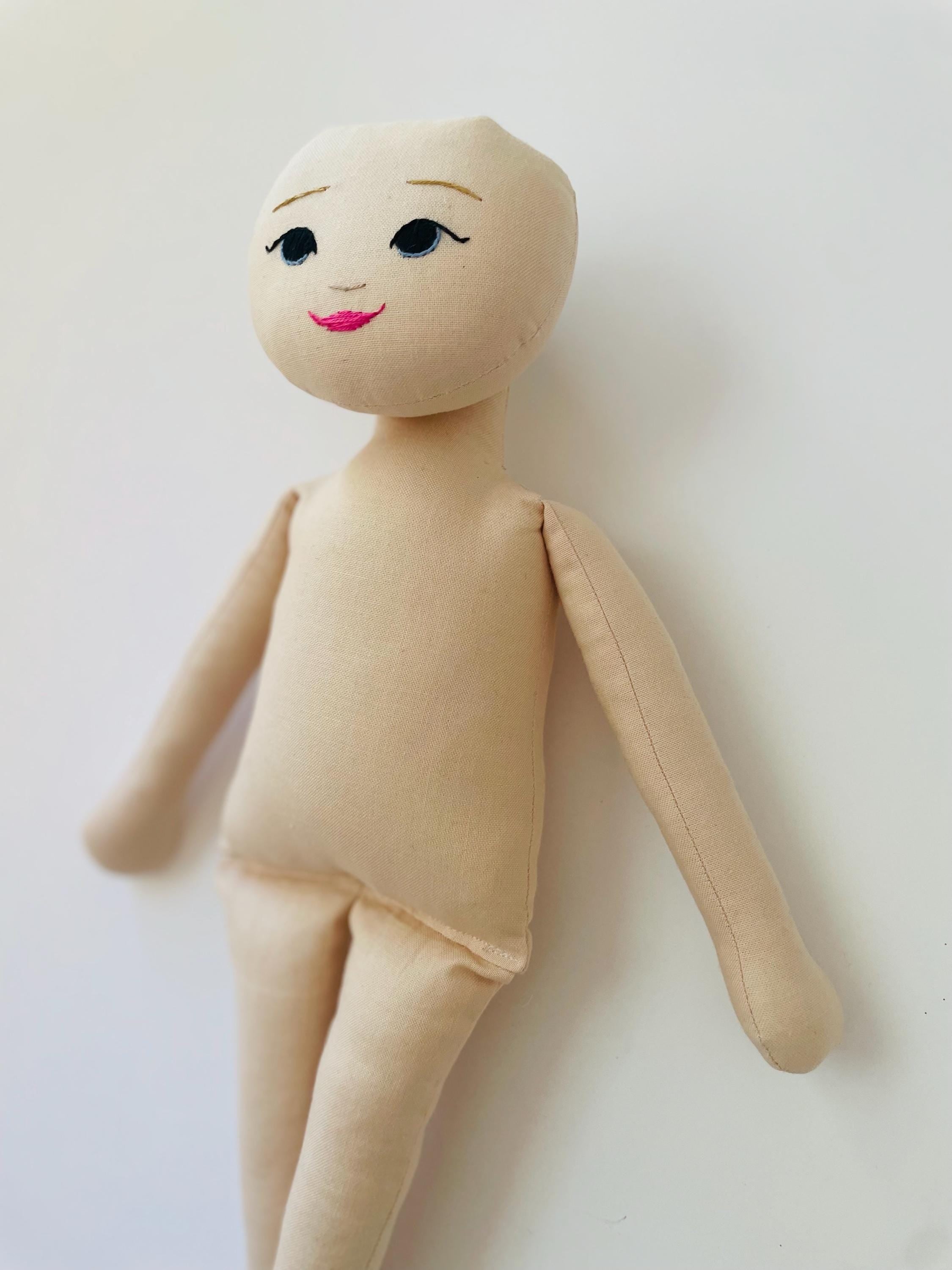 Basic Cloth Doll Body Pattern